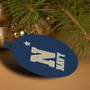US Naval Academy Primary Logo Aluminum Holiday Christmas Tree Ornament - 4 of 4