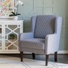 Powell Cybele Wingback Accent Chair Gray - 2 of 4