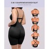 SHAPELLX Shapewear for Women Strapless Bodysuits Tummy Control Body Shaper Butt Lifting Shapewear with Removable Straps—Black 38 - 2 of 3