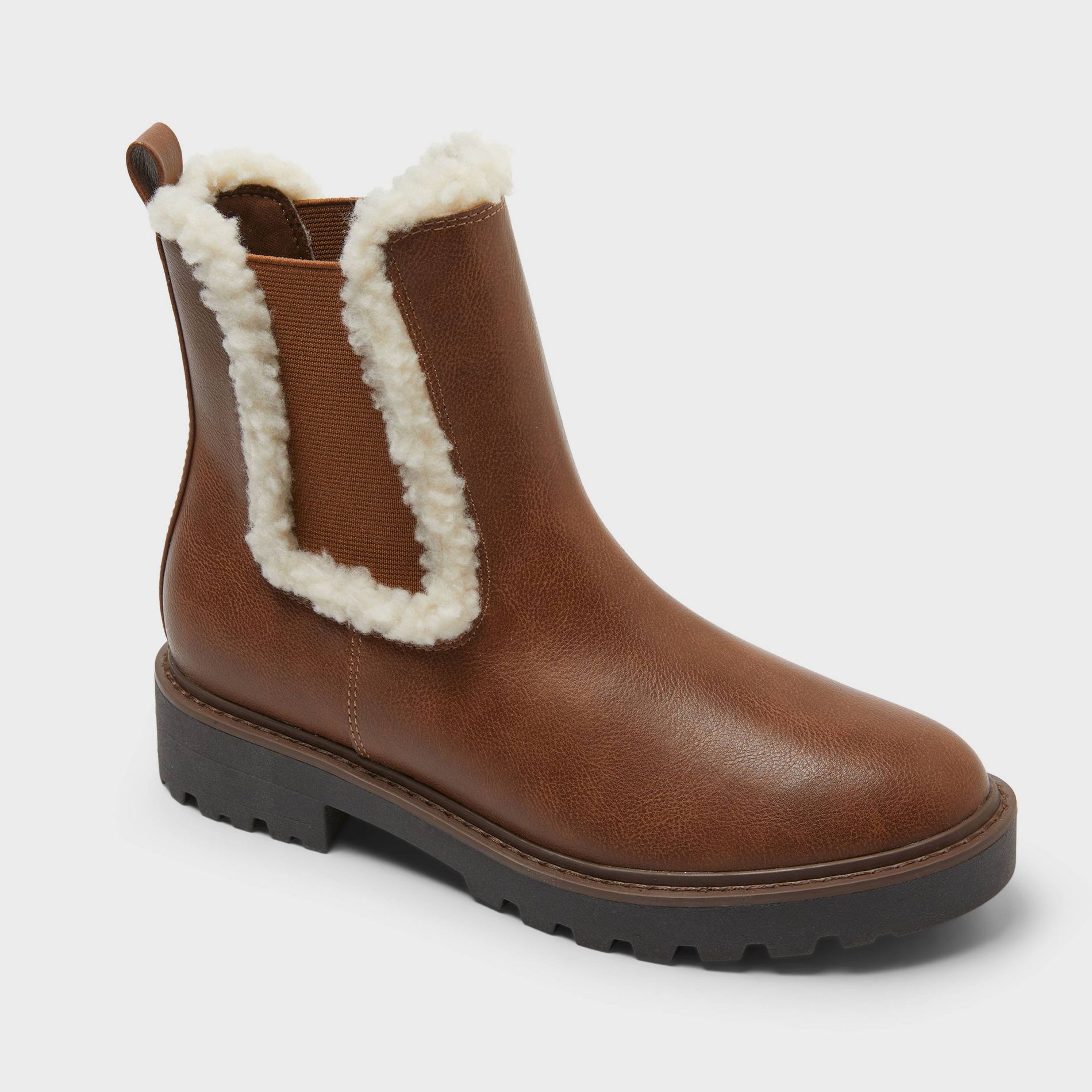 Women's Mattison Ankle Boots - Universal Thread™ Brown Shirling 9