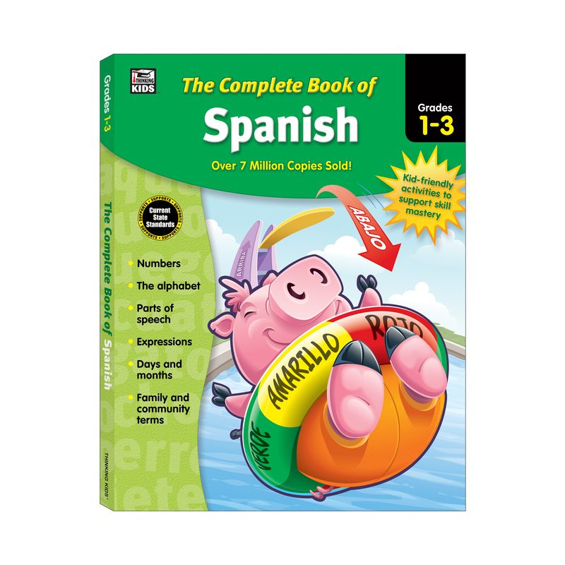 The Complete Book of Spanish, Grades 1 - 3 - (Paperback), 1 of 2