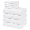 American Soft Linen Turkish Baby Hooded Bath Towel Set, 100% Cotton Soft Fluffy Baby Hooded Shower Towels - 3 of 4