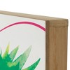 Northlight Floral Pineapple Welcome Wooden Wall Sign - 13" - 4 of 4