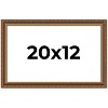 PosterPalooza | Classic Gold Picture Frame - UV Acrylic, Backing Board, Hanging Hardware Included - 2 of 4