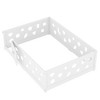 CAVINAS Twin/Full Size Kid Floor Bed with Guardrails&Doors,Montessori Toddler Bed Frame,Solid Wood Floor Beds for Girls,Boys,No Slats Included,White - 2 of 4