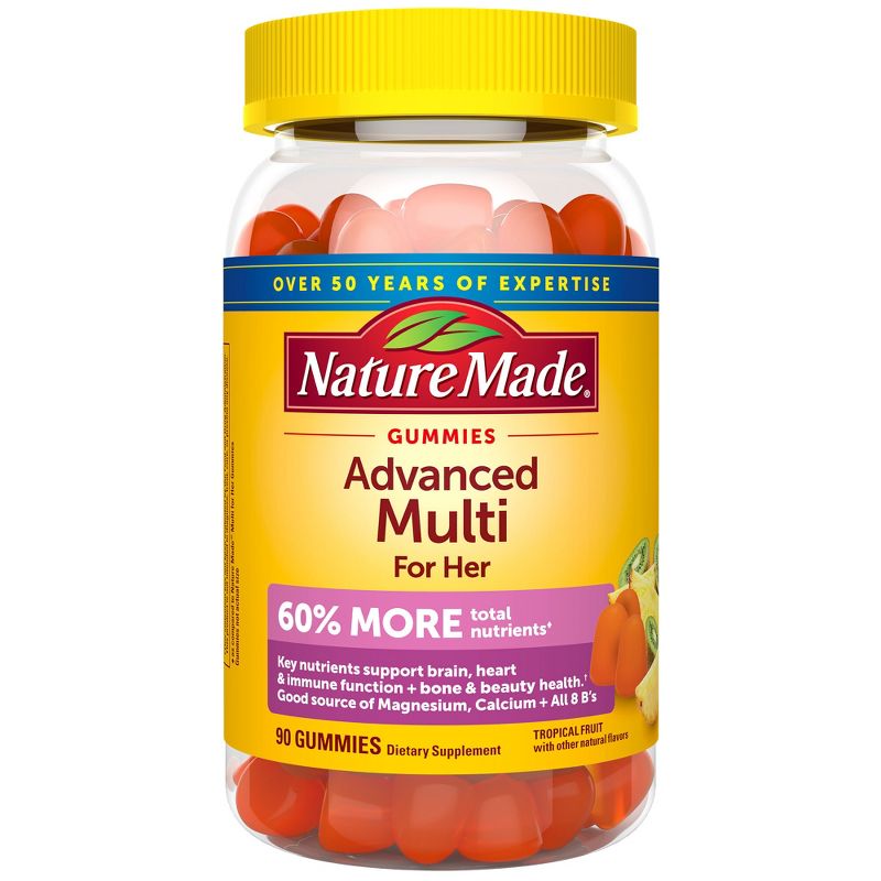 Nature Made Advanced Multivitamin Women&#39;s Gummies - 90ct, 1 of 12