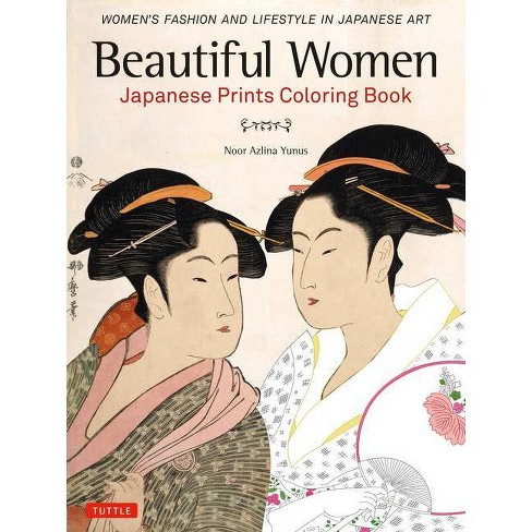Elegant Tanzakus Japanese Women On Small Poster Board 3” X 14”