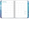 Global Printed Products Hardcover CY 2025 Fashion Planner - 8.5"x11" (Blue Koi) - 2 of 4