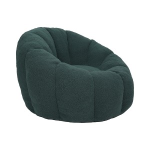 KWPZQEB Bean Bag Chairs, Teddy Large Sofa Chairs with Armrests, Comfy Round Fluffy Beanbag, Stuffed Floor Sofa for Living Room, Bedroom, Apartment - 1 of 4