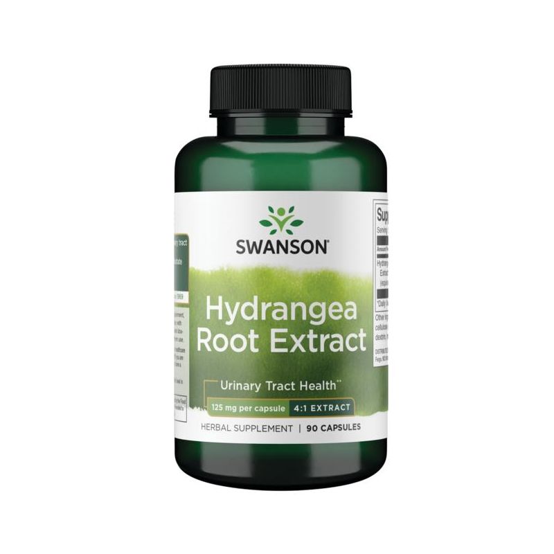 Swanson Herbal Supplements Hydrangea Root Extract 125 mg 90 Caps, 1 of 3
