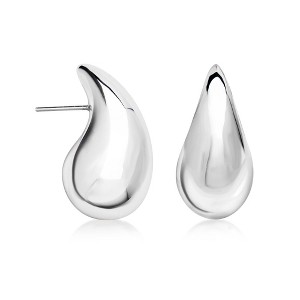 Ross-Simons Sterling Silver Large Teardrop Earrings - 1 of 4