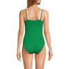 Lands' End Women's Chlorine Resistant Reversible V-Neck Ultra High Leg Strappy One Piece Swimsuit - 2 of 4