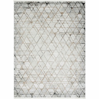 Hauteloom Luol Light Gray Area Rug
