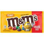 M&m's Peanut Chocolate Candy - Sharing Size - 10.05oz : Target
