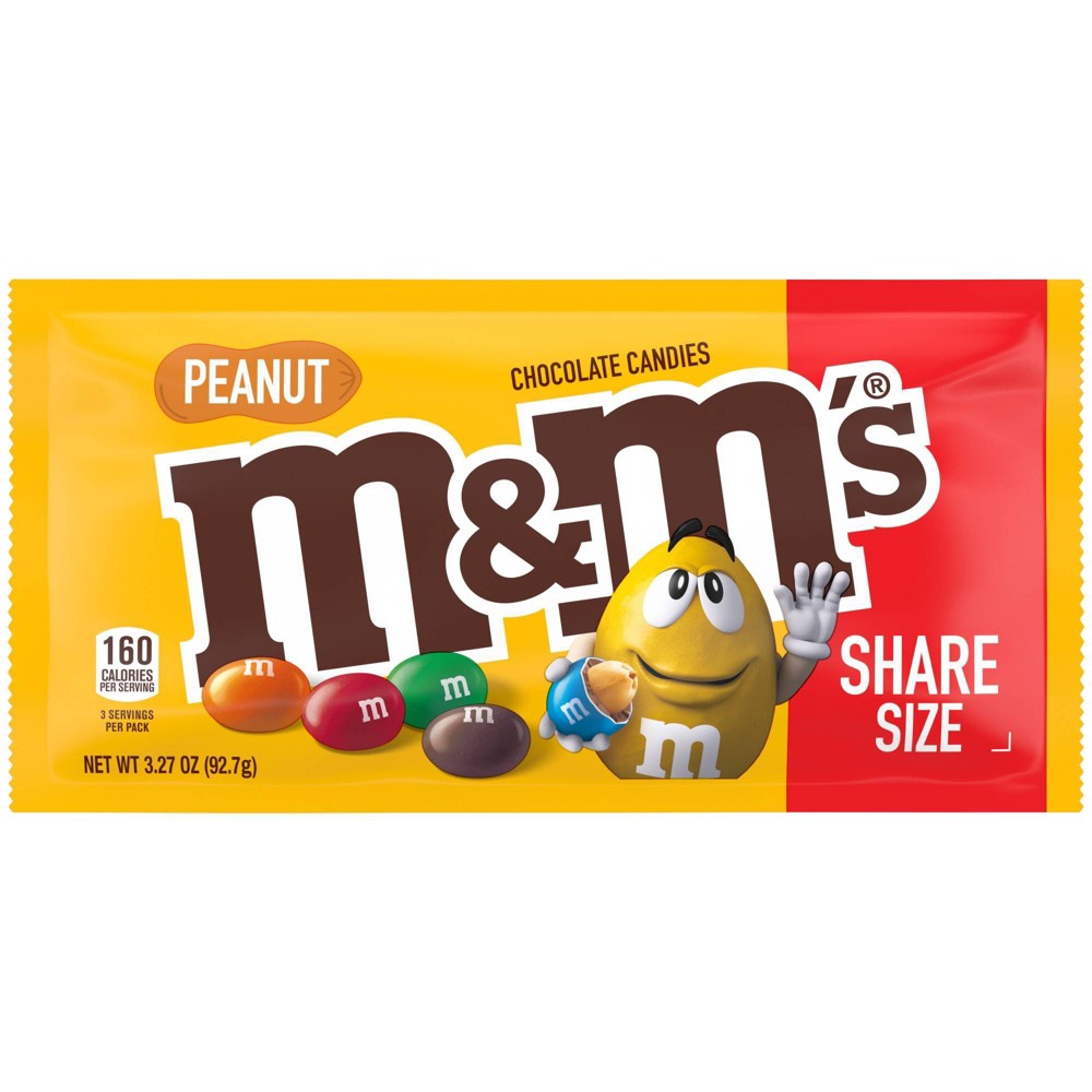 UPC 040000004325 product image for M&M's Peanut Chocolate Candy - 3.27oz | upcitemdb.com