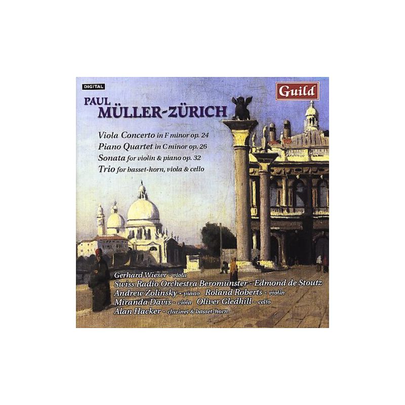 Mueller-Zurich & Wieser & Zolinsky & De Stoutz - Viola Concerto / Piano Quartet / Sonata / Trio (CD), 1 of 2