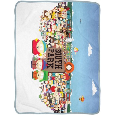 South Park Community Group Shot Soft Fleece Throw Blanket 46" x 60"