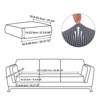 Unique Bargains Polyester Elastic Bottom Non-Slip Sofa Couch Cushion Covers 3 Pcs 20"x20" - 2 of 4