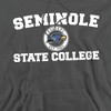 Seminole State College Official Circle Logo Adult Pull-Over Hoodie - 2 of 4