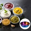 Unique Bargains Thick Stainless Steel Condiment Dishes for Kitchen Restaurant 3.2" Dia - 4 of 4