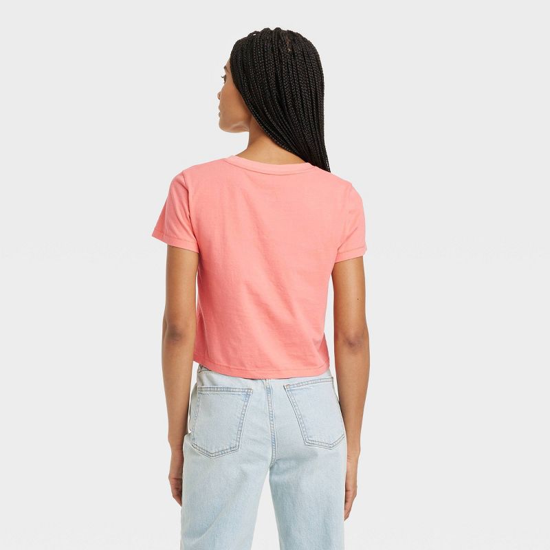 Women's Shrunken Short Sleeve T-Shirt - Universal Thread™, 3 of 7