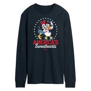 Men's - Disney - Americana Long Sleeve Graphic T-Shirt - 1 of 4