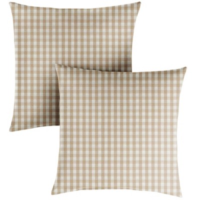 outdoor pillows 2pk beige throw target