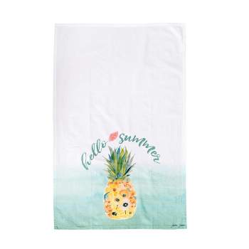 C&F Home Hello Summer Printed Flour Sack Kitchen Towel Dishtowel