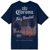 Men's Corona Feliz Navidad Graphic T-Shirt - Navy Blue - 2 of 2