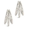 SHINE by Sterling Forever Dawn Triple Layered Hoop Earrings - 3 of 4