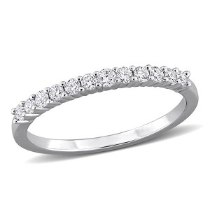 CREATED FOREVER | Sterling Silver 1/3 CT TW Lab-Grown Diamond Anniversary Band - 1 of 4