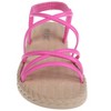 Fifth & Luxe Cute Strappy Sandals For Women - Comfortable Beach Sandals For Women, Casual and Dressy Flats with Braided Outsole - 4 of 4