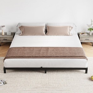 6/8/10/14 Inch Twin/Full/Queen/King Bed Frame with Storage - 1 of 4