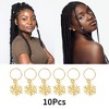 Unique Bargains Wings Hair Ring Pendants 10 Pcs - 3 of 4