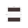 Covers&All Outdoor Clear Panel Curtain, Outdoor Curtains for Patio, Waterproof & Weather Resistant Tarp - 2 of 4