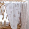 Living Textiles|2PK Jersey Swaddle - Rainbow Sloth - 2 of 4