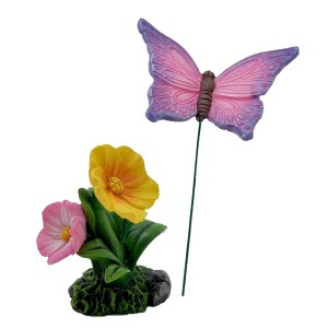 Marshall Home & Garden Fairy Garden Woodland Knoll Collection, Butterfly Landing (Set of 2) - 1 of 1