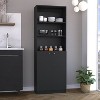 NicBex 71.7" Tall 5-Shelf Storage Cabinet with 2 Doors, Bookcase for Home Office, Living Room, Bedroom, Modern Industrial Style - 4 of 4