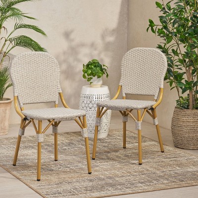Christopher Knight Home Patio Dining, Lotus Outdoor Modern Dining Chair Set Of 4 By Christopher Knight Home