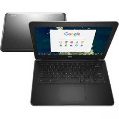 Dell 3380 13.3" Intel Celeron LCD Chromebook 4GB 32GB SSD Black  -  Celeron 3855U Dualcore Processor - 1366 x 768 Resolution - HDMI - USB - Chrome OS