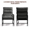 Subrtex Accent Chair for Living Room, Bedroom, Modern Armchair with Metal Frame - 2 of 4