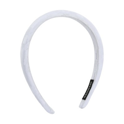 Unique Bargains Women's Elegant Retro Jacquard Thin Hairband 6.30"x5.51" 1 Pc