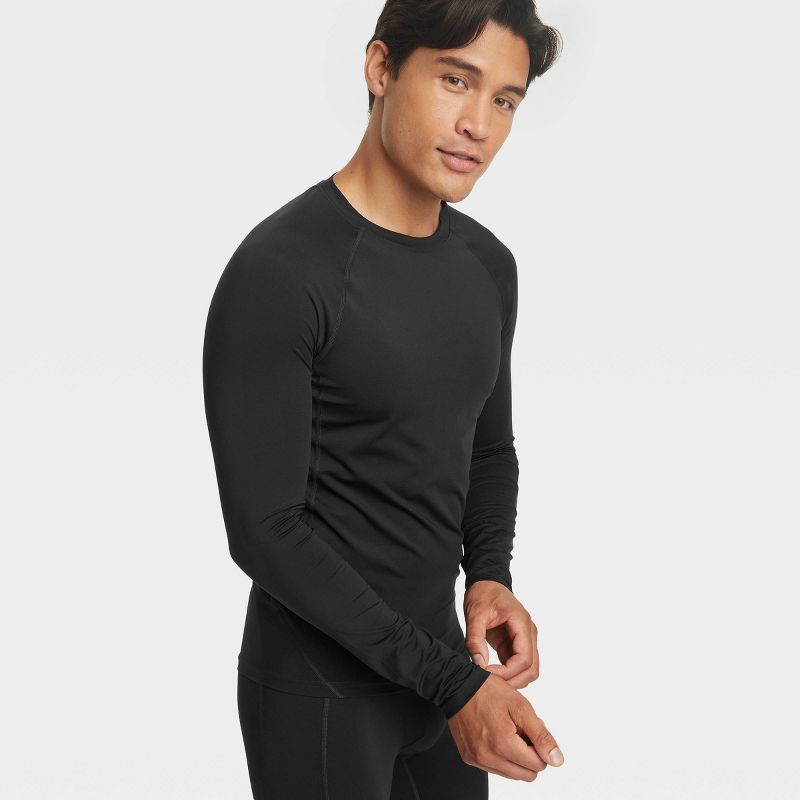 Men&#39;s Fitted Long Sleeve T-Shirt - All In Motion&#8482;, 4 of 5
