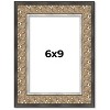 PosterPalooza | Photo Size Ornate Silver Picture Frame - UV Acrylic, Foam Board Backing, Hanging Hardware - 2 of 4