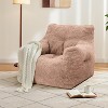 Hooseng Bean Bag Chair, Bean Bag Sofa Chair with Armrests, Fluffy and Lazy Sofa with backrest, Comfy Cozy BeanBag Chairs - 2 of 4