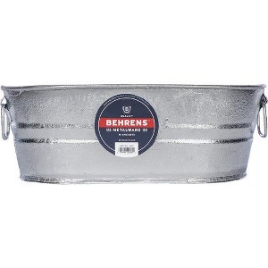 Behrens 2 Gal. Oval Hot-Dipped Utility Tub - 1 of 2