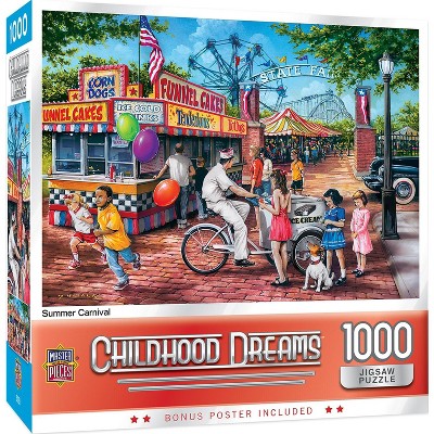 MasterPieces Inc Childhood Dreams Summer Carnival 1000 Piece Jigsaw Puzzle