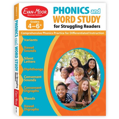 Phonics and Word Study for Struggling Readers, Grade 4 - 6 + Teacher Resource - by  Evan-Moor Educational Publishers (Paperback)