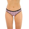 Just Intimates Cotton Panties Thong  Underwear (Pack of 6) - 2 of 4