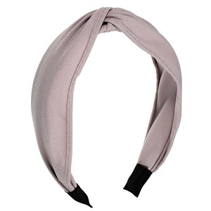Unique Bargains Women's Knot Headband Hairband 1.2" Wide - 1 of 4